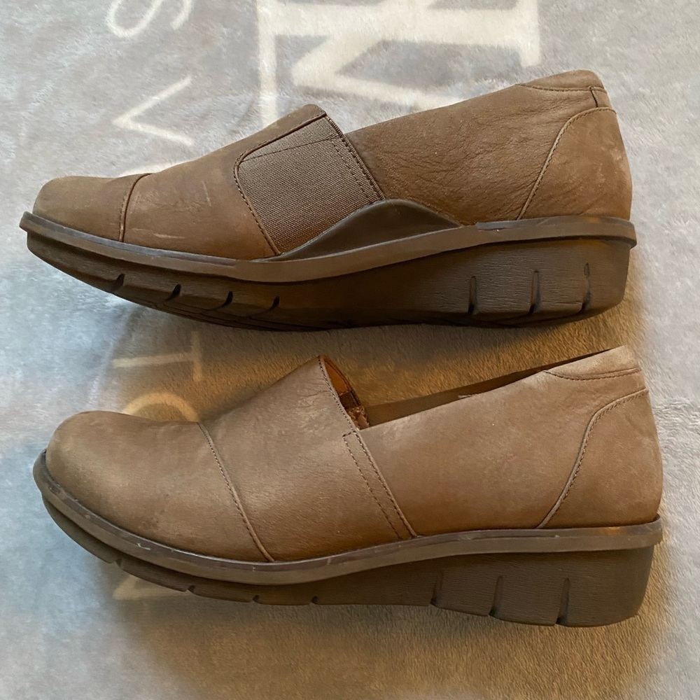 Dansko Suede Leather Slip-On Loafers - Picture 3 of 5